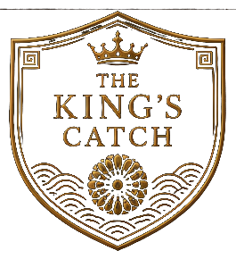 THE KING'S CATCH Shield Wordmark